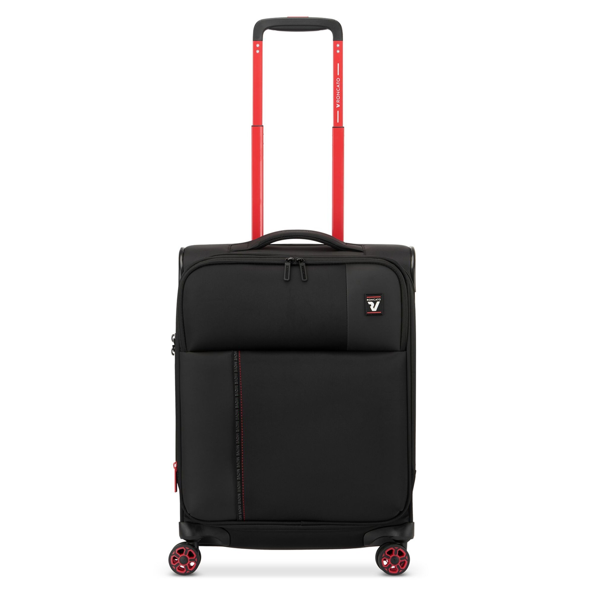 Roncato Trolley 'Move' in Schwarz: Vorderseite