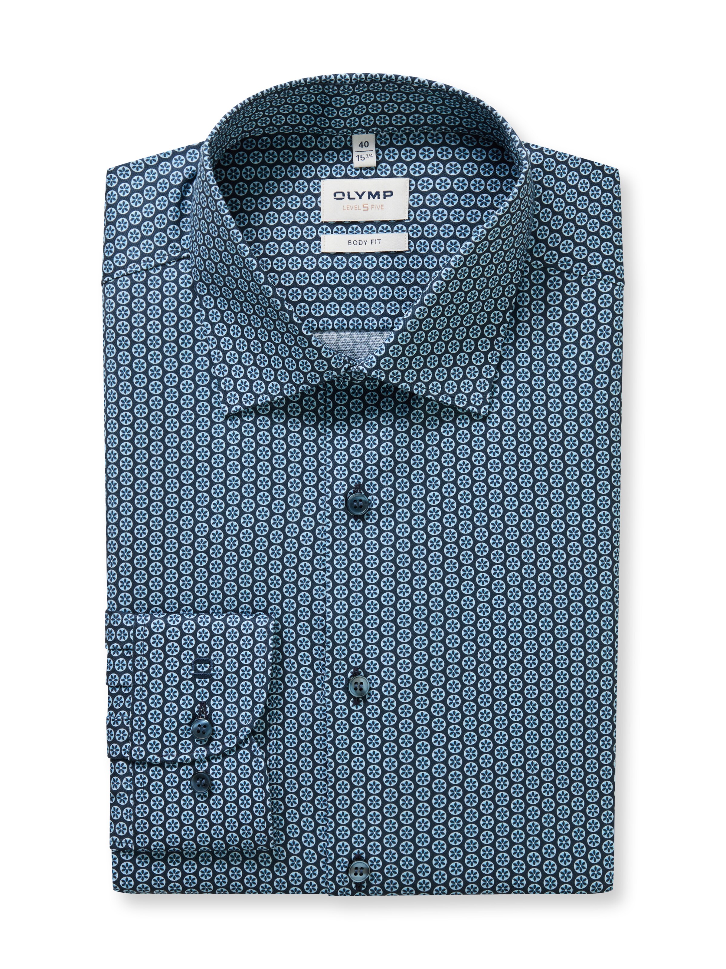 OLYMP Slim Fit Hemd in Blau