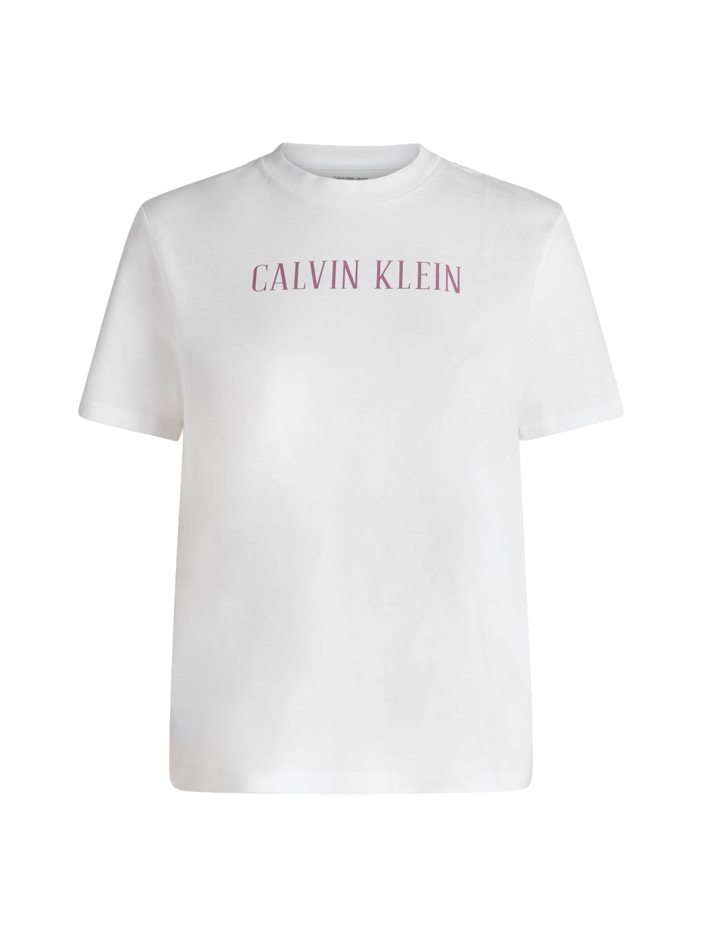 Calvin Klein Jeans Μπλουζάκι 'CLASSIC VARSITY' σε λευκό: μπροστά