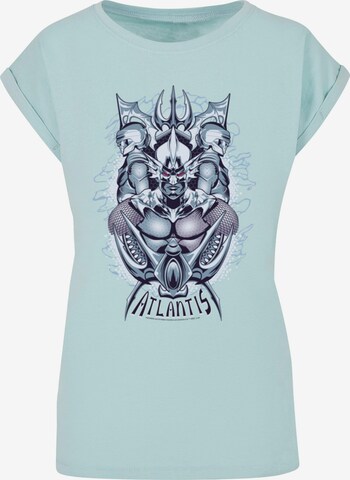 ABSOLUTE CULT Shirt 'Aquaman - Ocean Master' in Blauw: voorkant