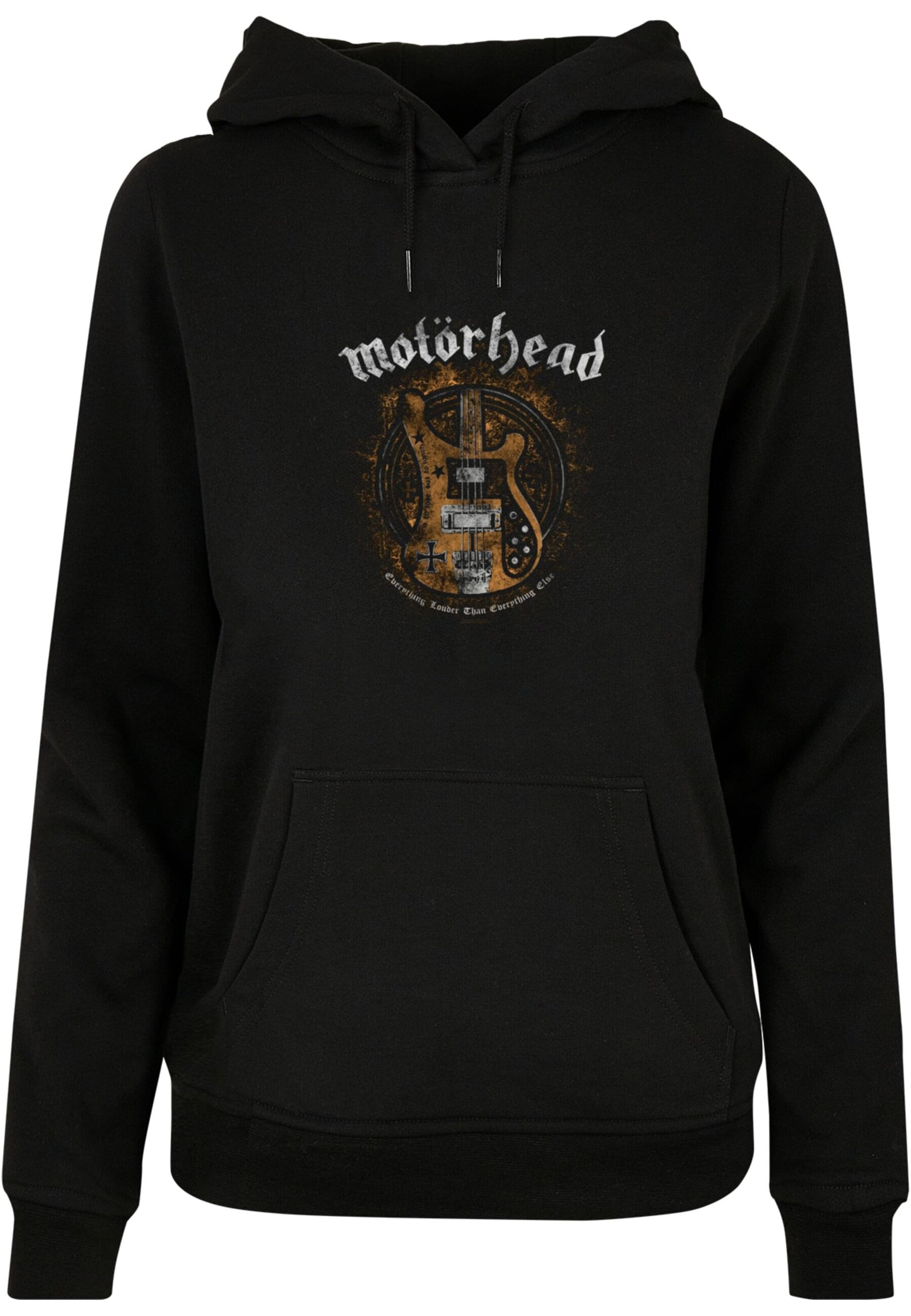 Sweat-shirt 'Motorhead - Lemmy Bass' Merchcode en noir : devant
