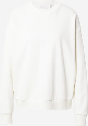 Sweat-shirt Rich & Royal en blanc : devant