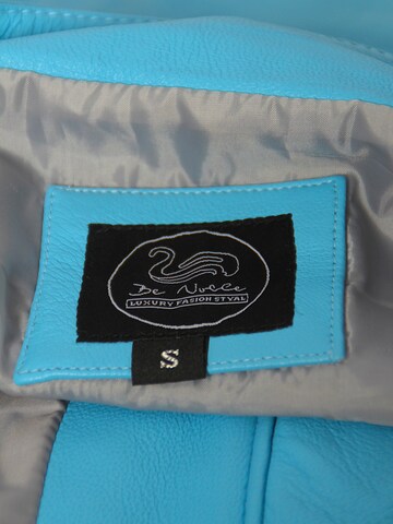 Be  Noble Skirt 'Lederrock aus ECHT Leder als Minirock in hellblau' in Blue