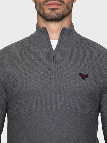 Threadbare Pullover 'Knipe' in Grau