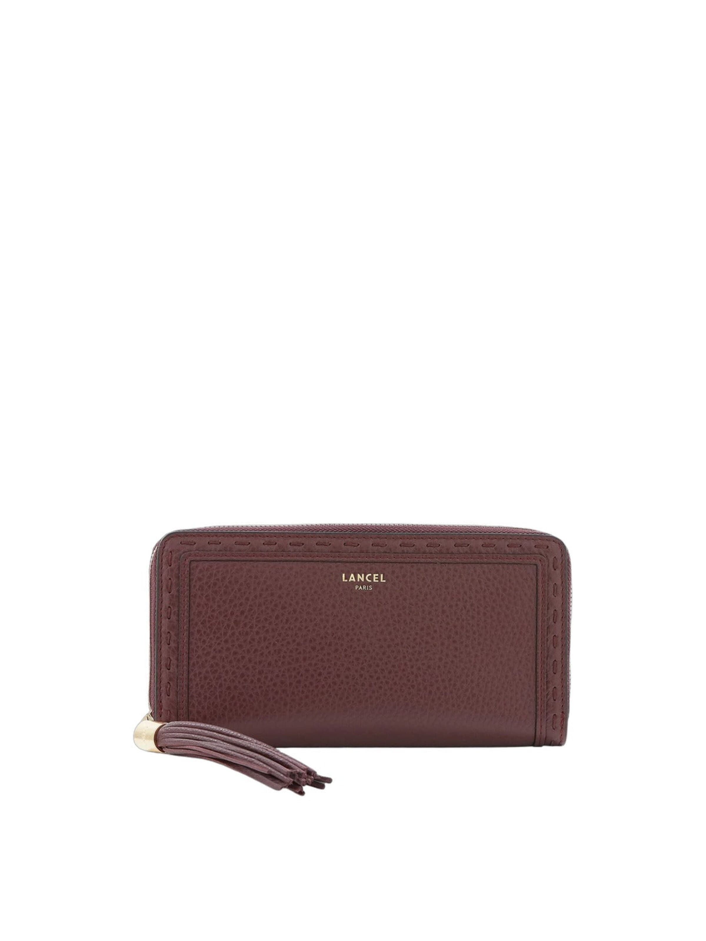 Lancel Peněženka 'Flirt Cassis Femme' – hnědá: přední strana