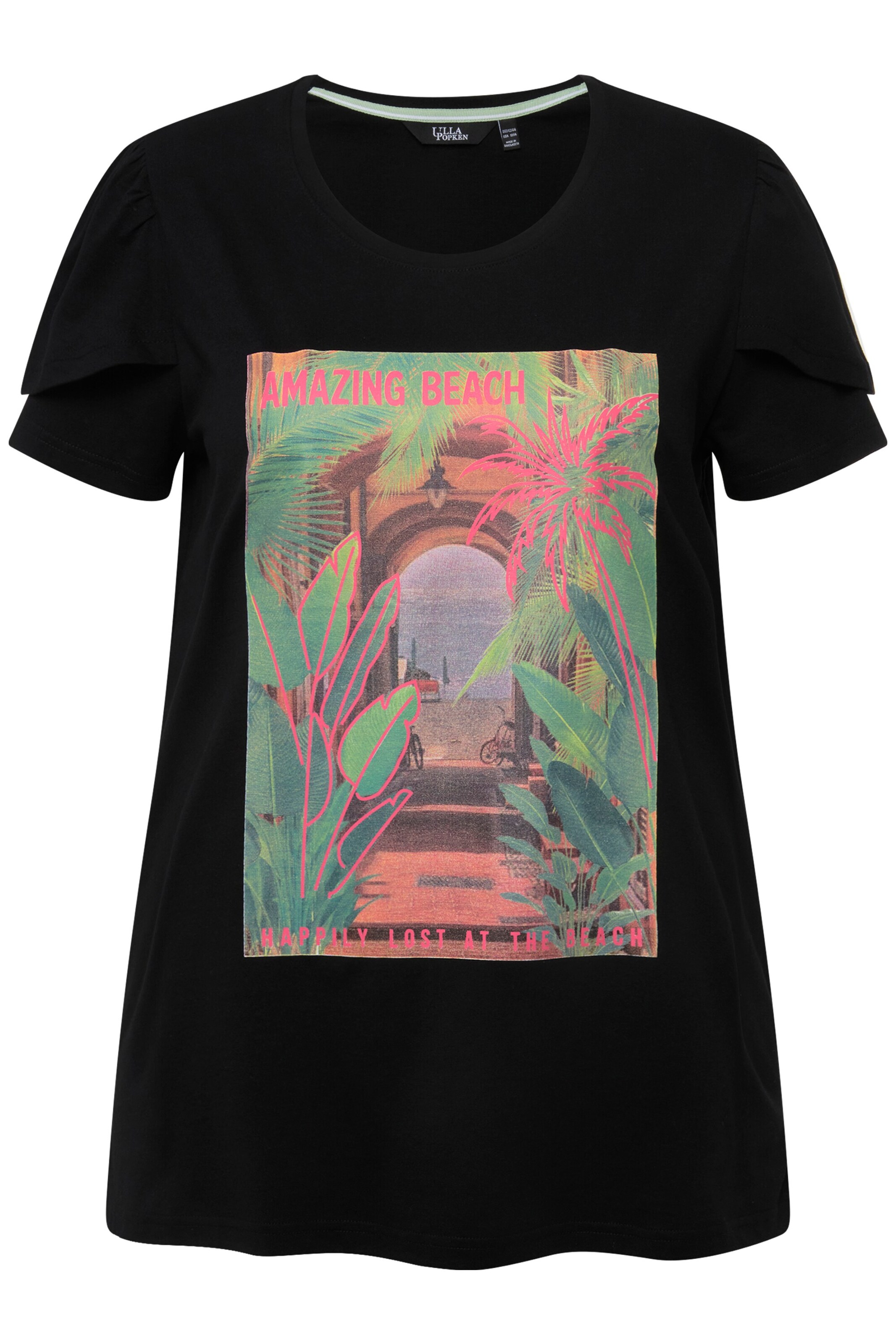 Ulla Popken Shirt in Black: front