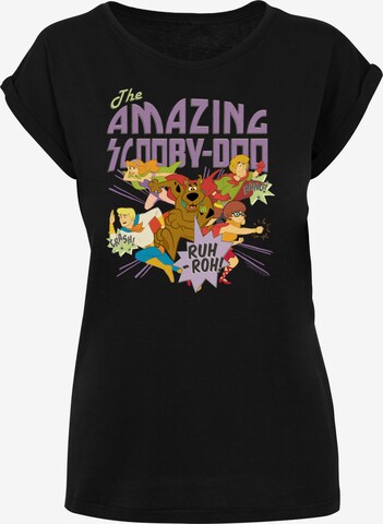 F4NT4STIC Shirt 'The Amazing Scooby' in Black: front