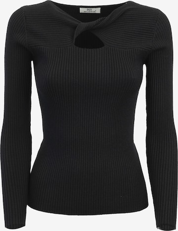 Influencer Pullover in Schwarz: predná strana