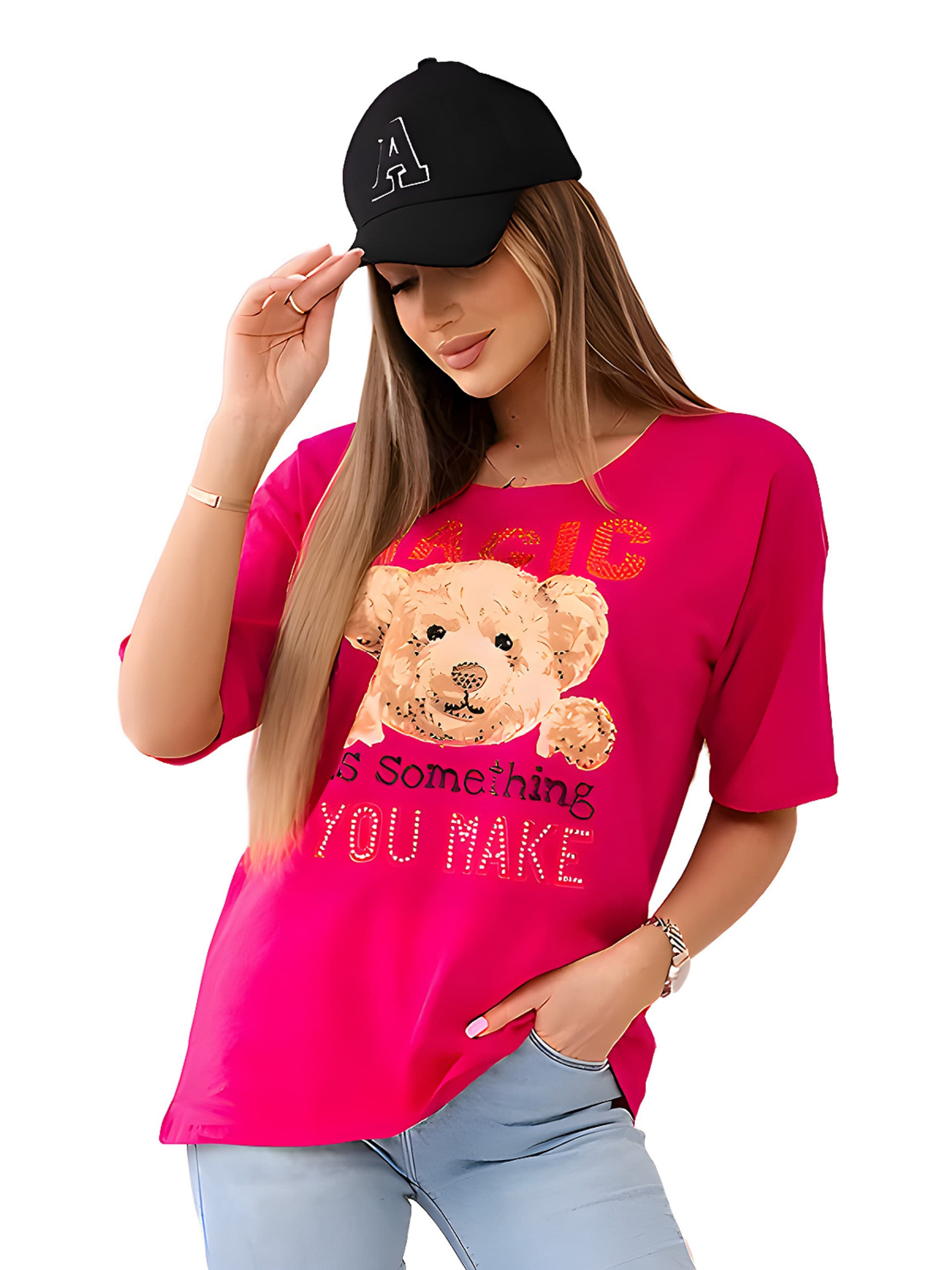 Lumera Shirt in Roze: voorkant