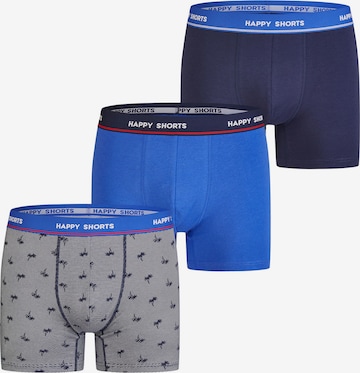 Happy Shorts Boxer shorts ' Jersey ' in Blue: front