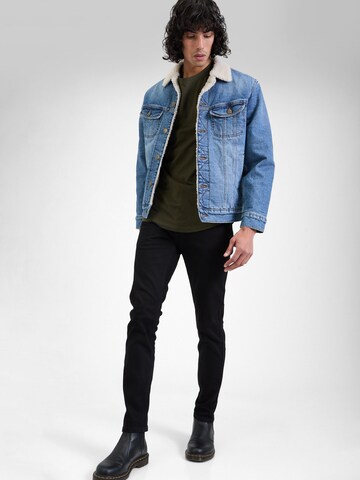 Lee Slimfit Jeans 'LUKE' in Zwart