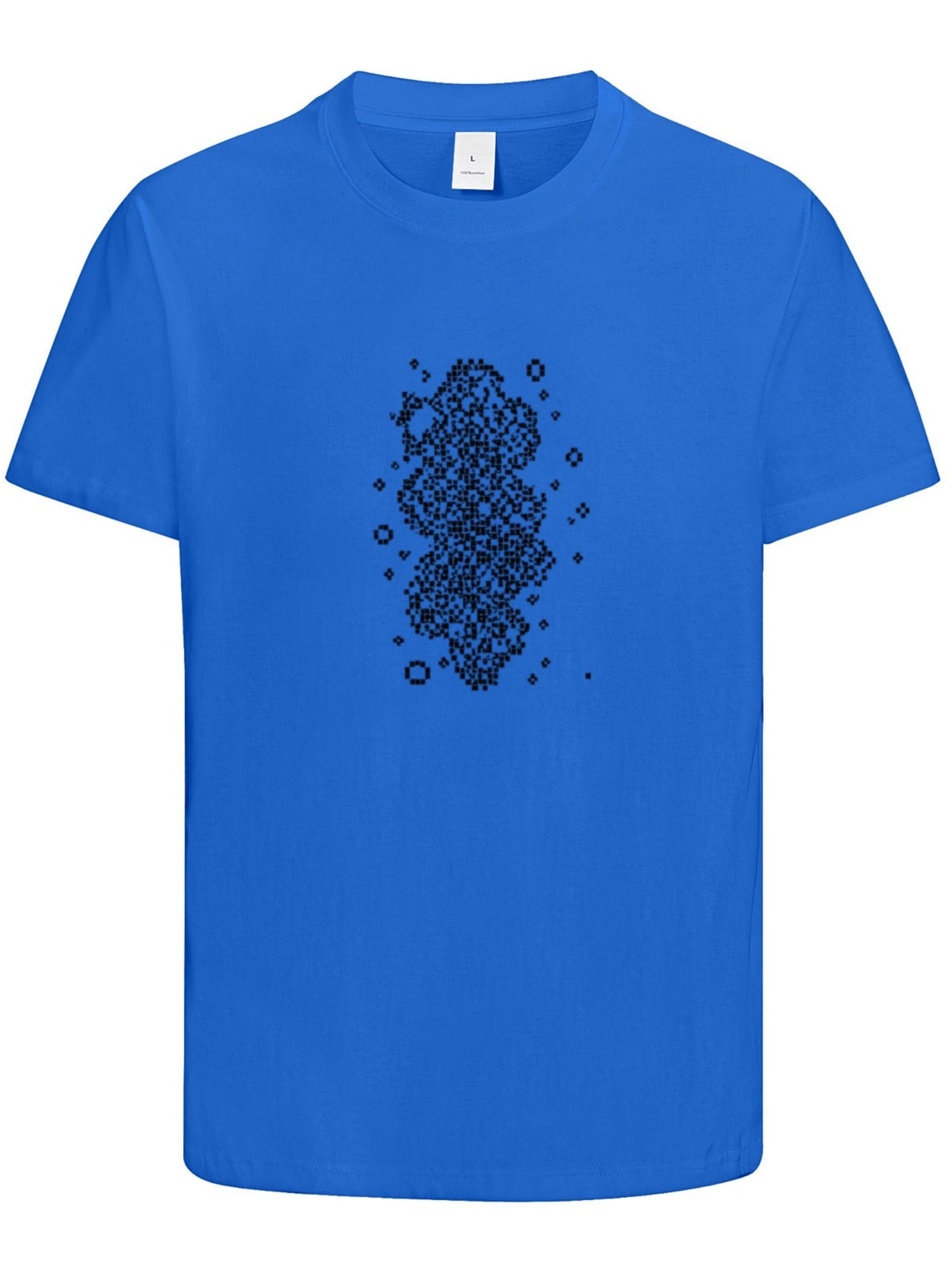 HUSKSWARE Shirt 'Grafik'‌‌ in Blau: Vorderseite