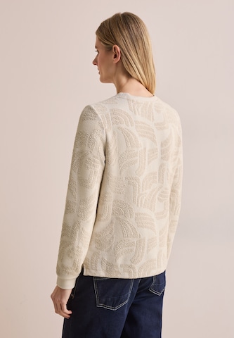 CECIL Jacquard Shirt in Beige