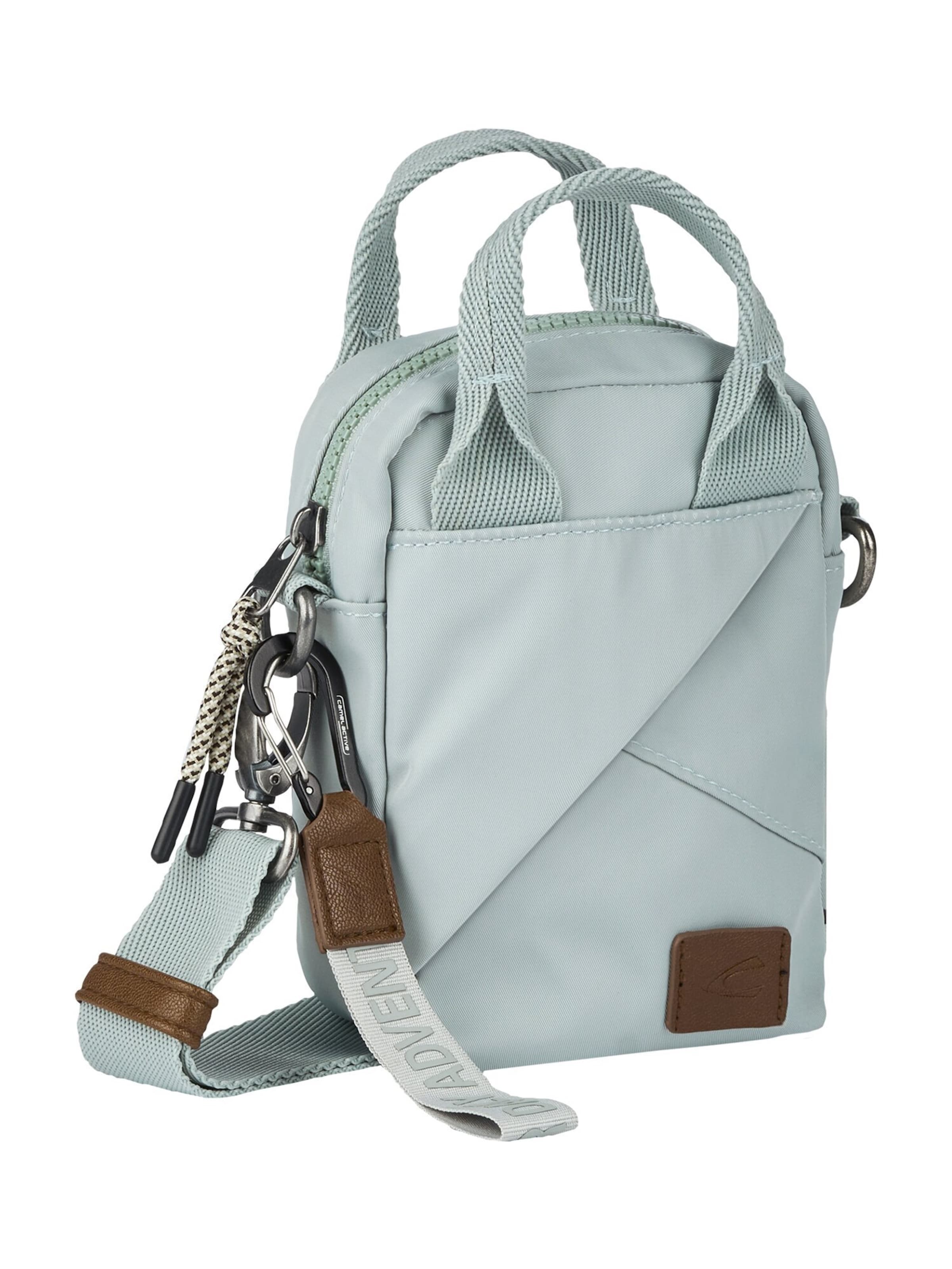 CAMEL ACTIVE AURUM Handytasche mit verstellbarer Schulterriemen in Blau: Vorderseite