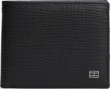 TOMMY HILFIGER Portemonnaie 'Bifold' in Schwarz: Vorderseite