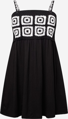 River Island Plus Summer Dress in Black: front