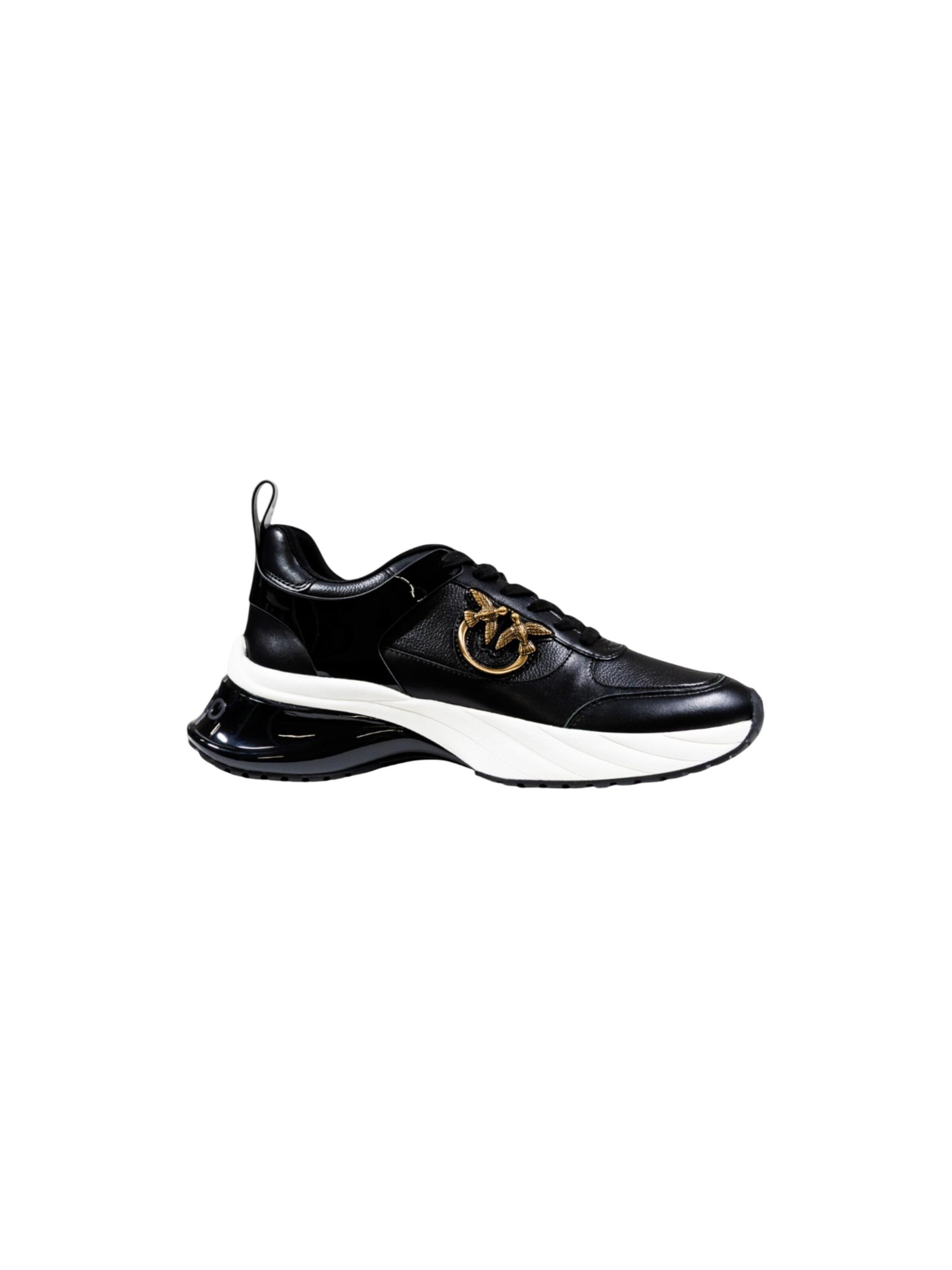PINKO Låg sneaker 'ARIEL 02 - TUMBLED SS0027P025' i svart