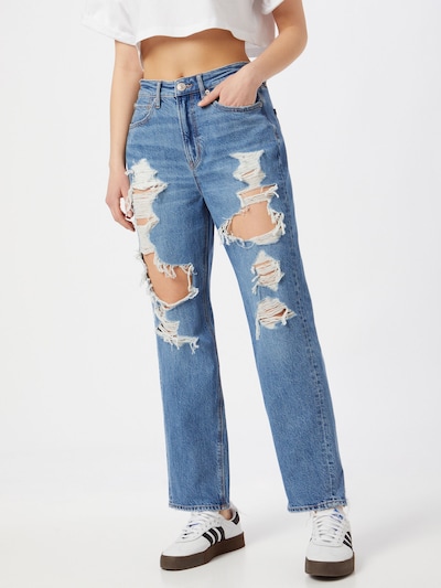 American Eagle Jeans in de kleur Blauw denim, Modelweergave