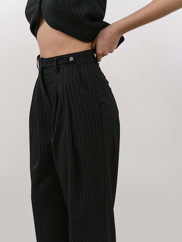 4TAILORS Loosefit Broek in Zwart