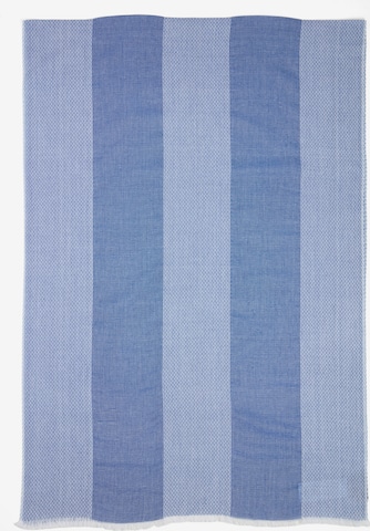Nils Sundström Schal in Blau: Vorderseite