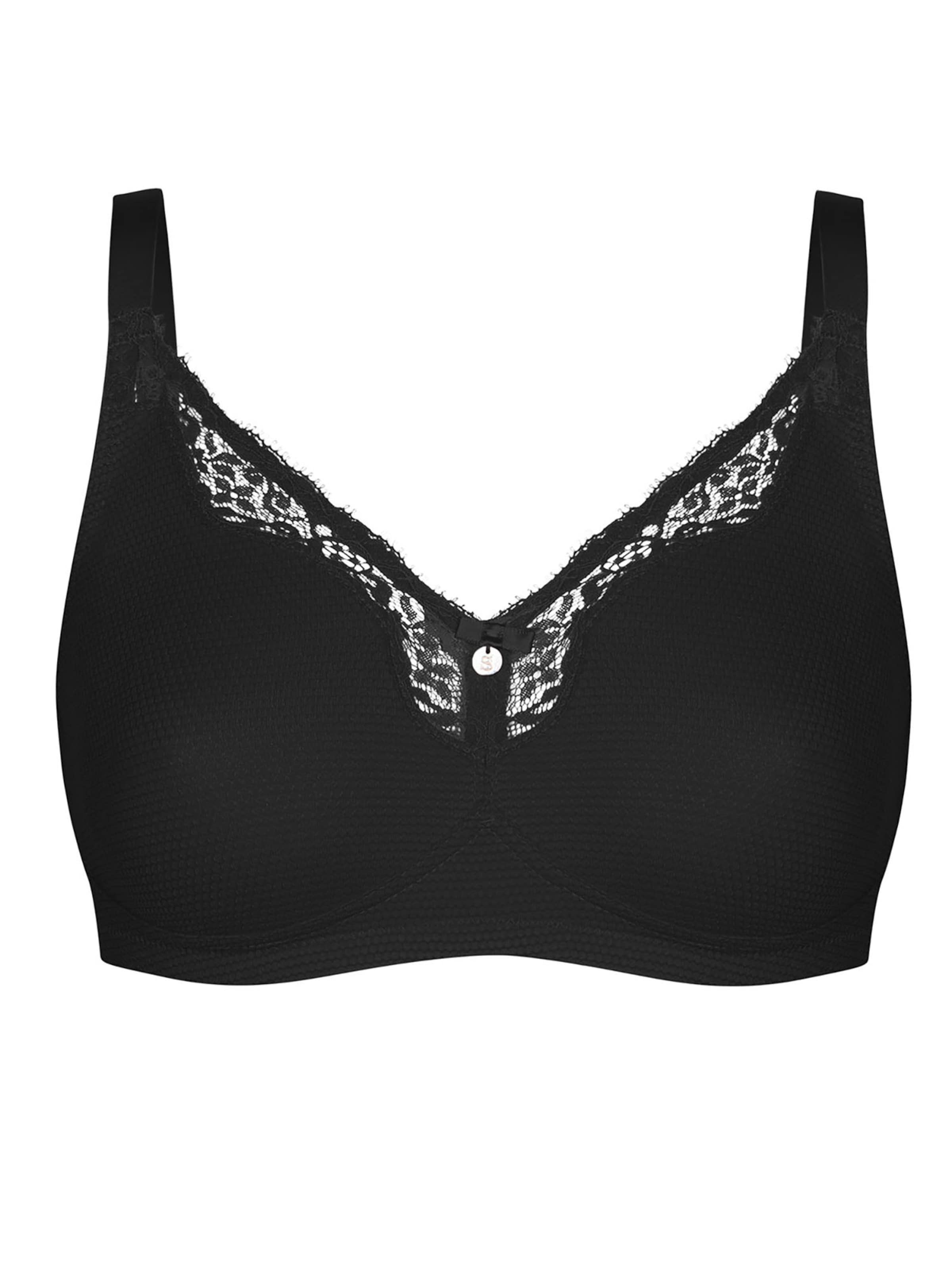 SUSA Bra 'Capri' in Black: front