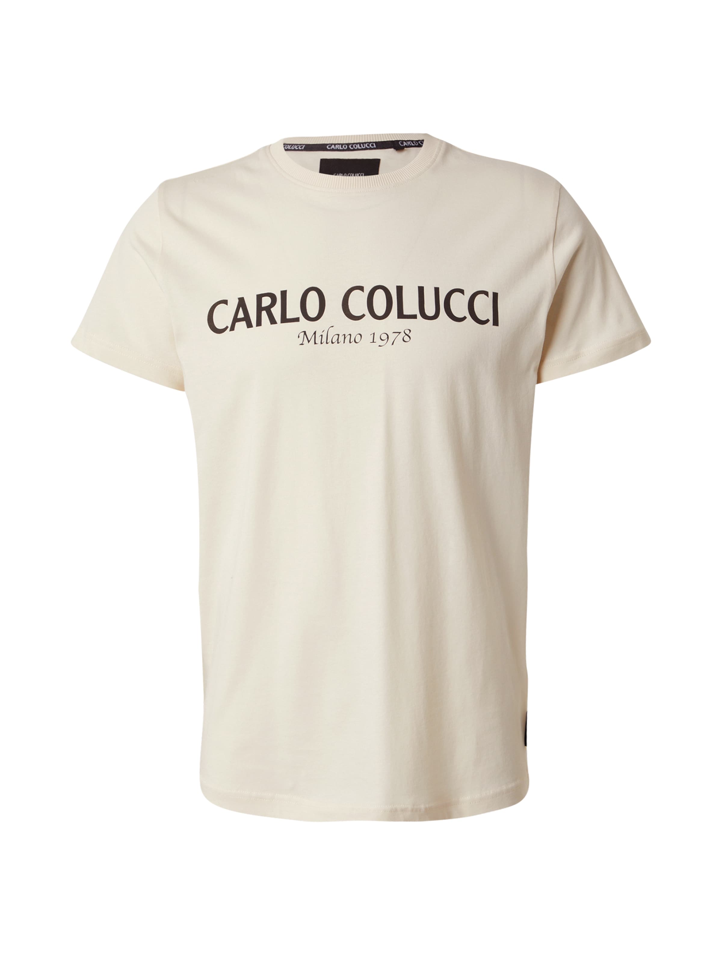 Carlo Colucci Shirt 'Di Comun' in Beige: voorkant