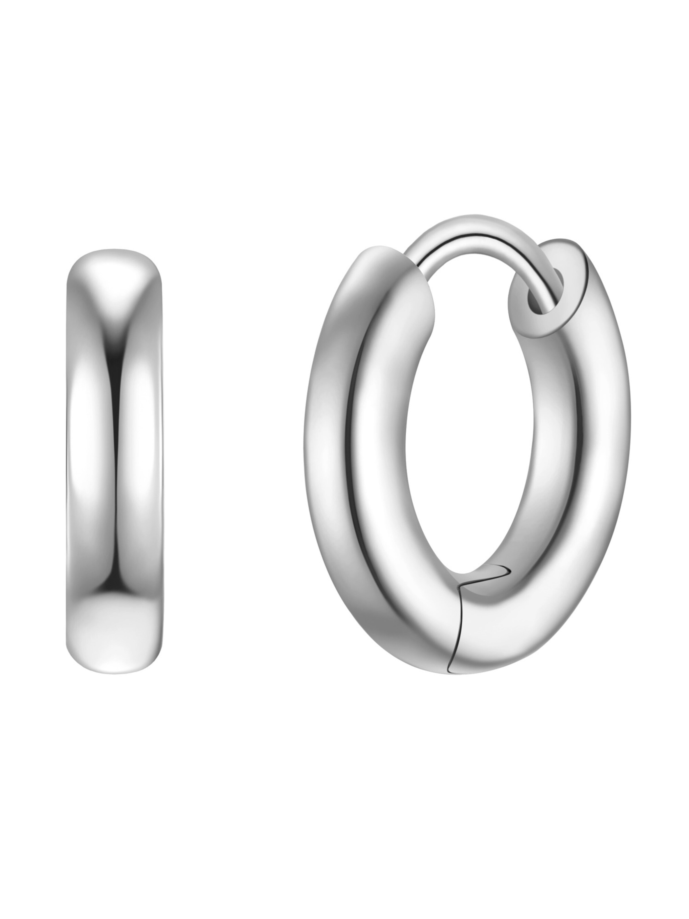 Boucles d'oreilles Glanzstücke München en argent : devant