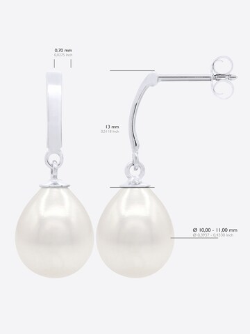 Ateliers Saint Germain Earrings 'VENDOME' in White