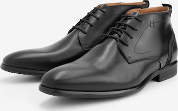 DenBroeck Lace-Up Shoes in Black