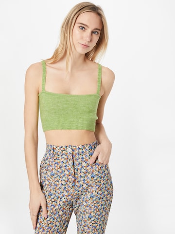 Cotton On Knitted Top in Green: front