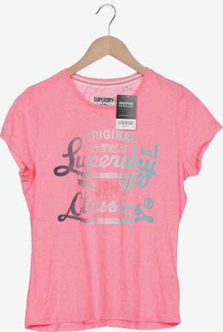 Superdry T-Shirt XL in Pink: predná strana