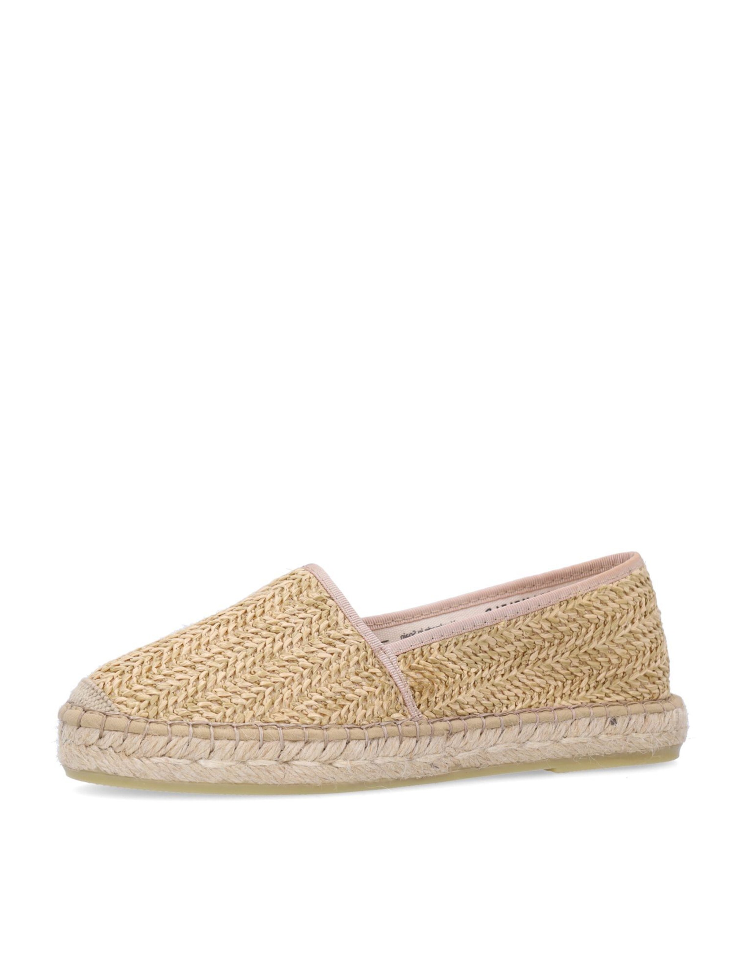 MANFIELD Espadrilles in Beige: voorkant