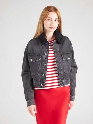 KARL LAGERFELD JEANS Демисезонная куртка в Серый: спереди