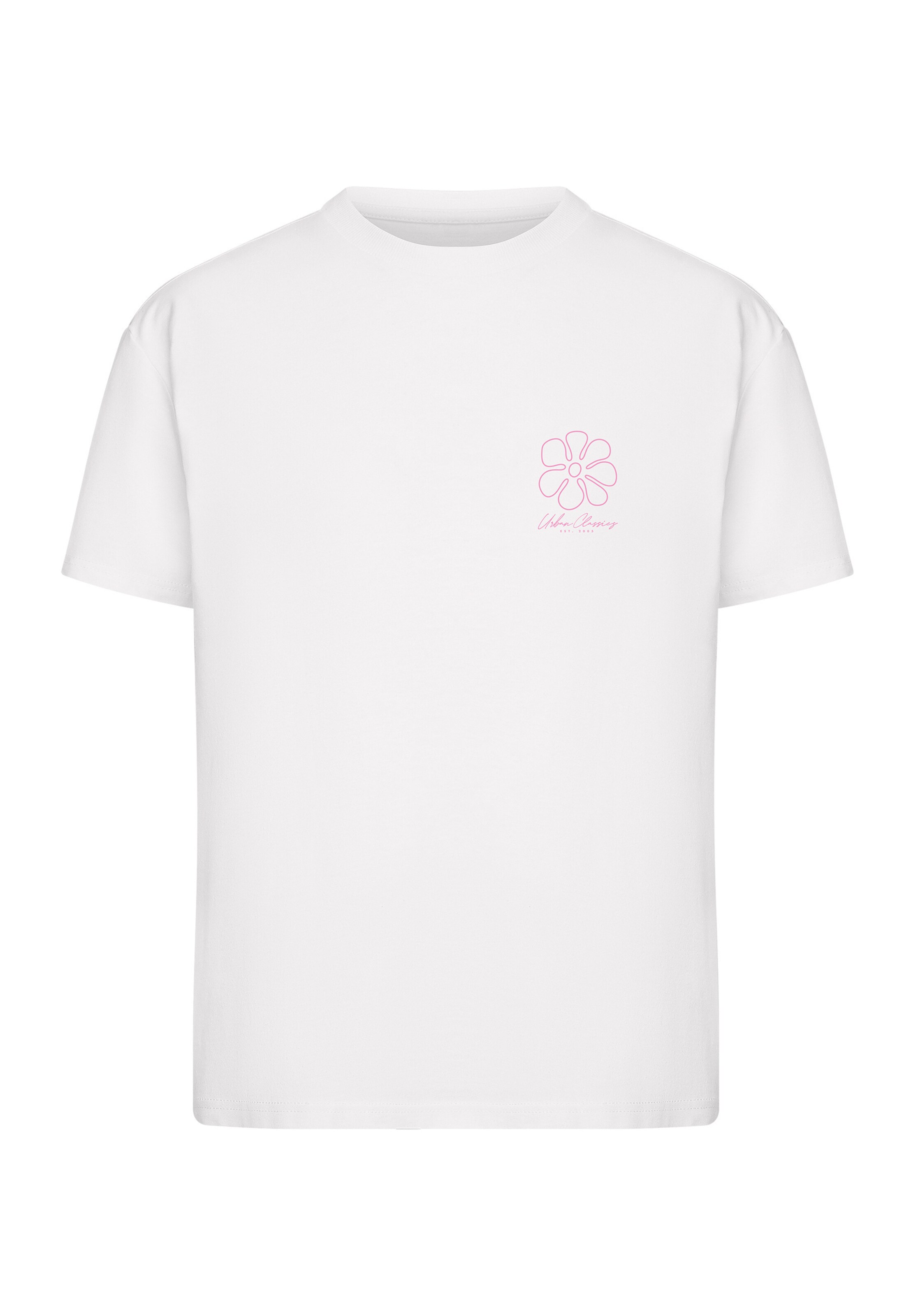 T-shirt Urban Classics en blanc : devant