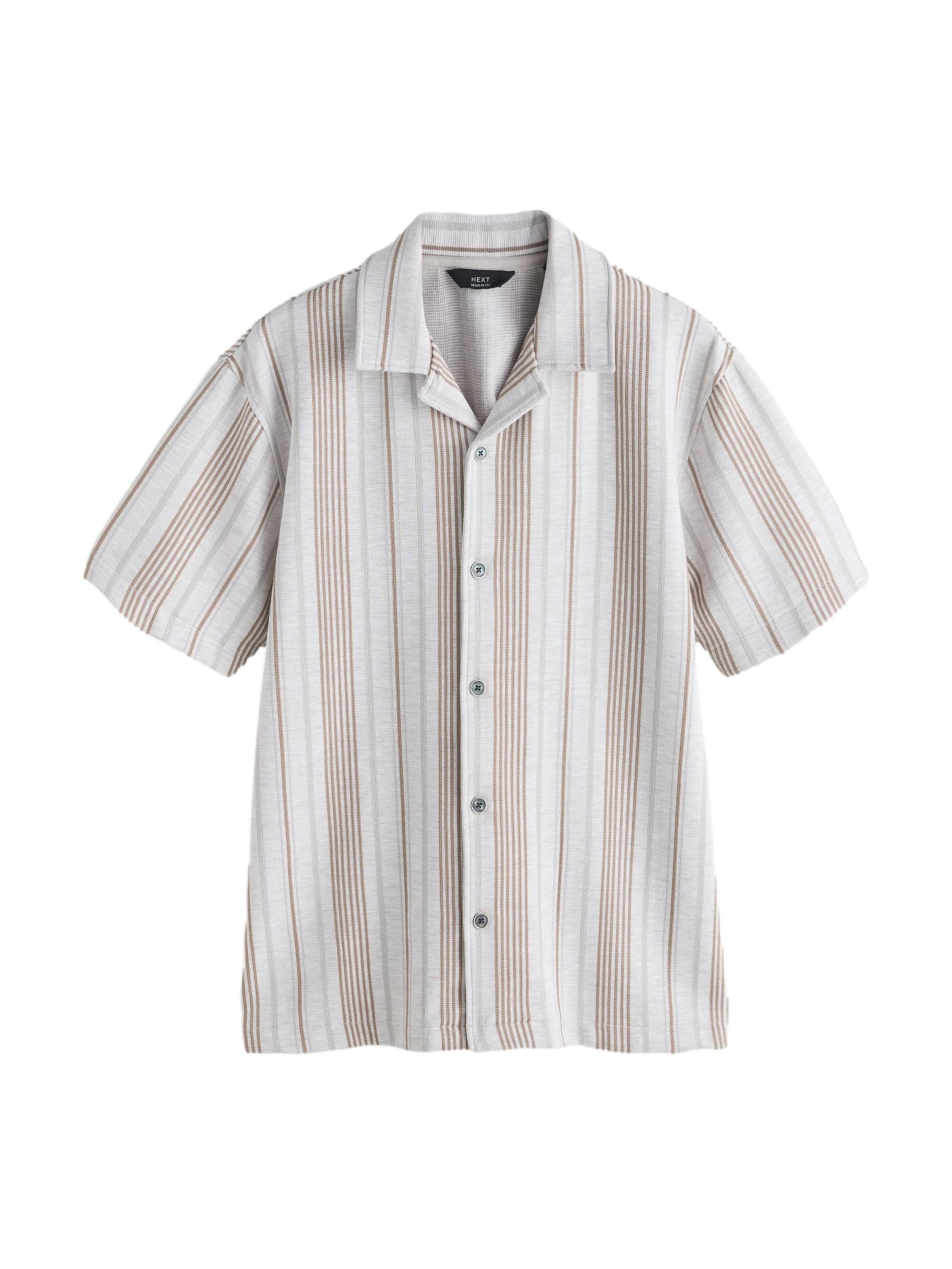 Next Regular Fit Hemd in Braun: Vorderseite