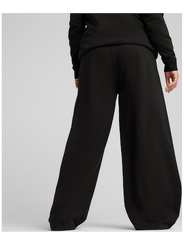 PUMA - regular Pantalón deportivo 'Puma Ess Small No. 1 Logo High-waist Straight' en negro