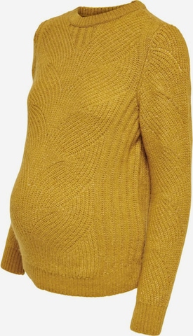 Only Maternity Sweater 'Hope' in Yellow: front