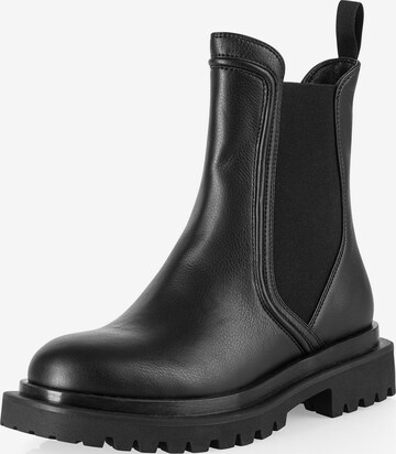 Marc Cain Chelsea Boots in Black: front