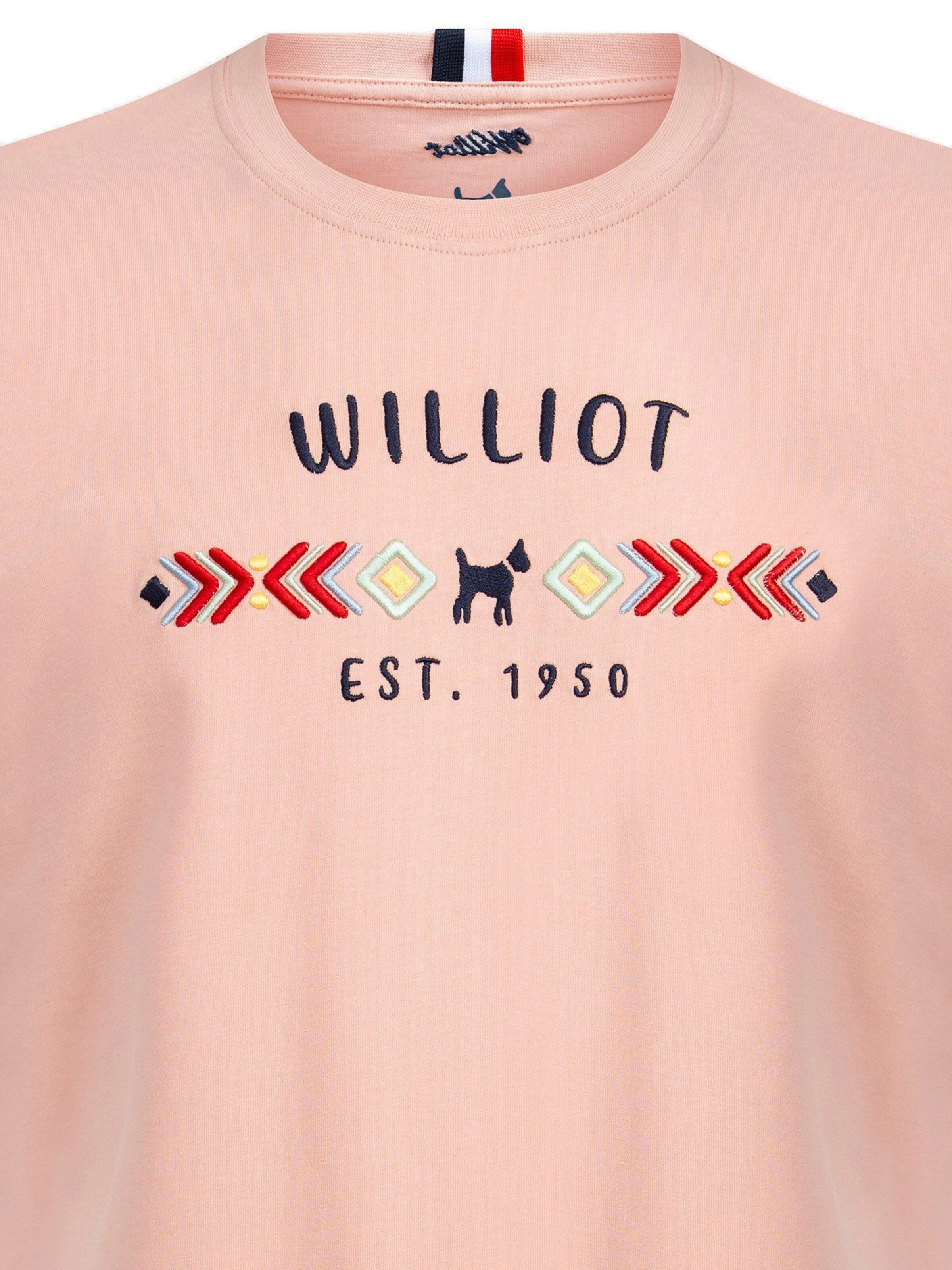 rozā Williot T-Krekls