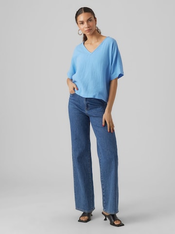 VERO MODA Blouse 'Natali' in Blauw