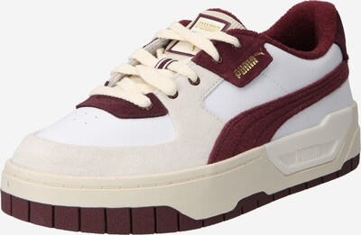 Sneaker bassa 'Cali Dream Ivy' PUMA di colore rosso vino / bianco / bianco lana, Visualizzazione prodotti