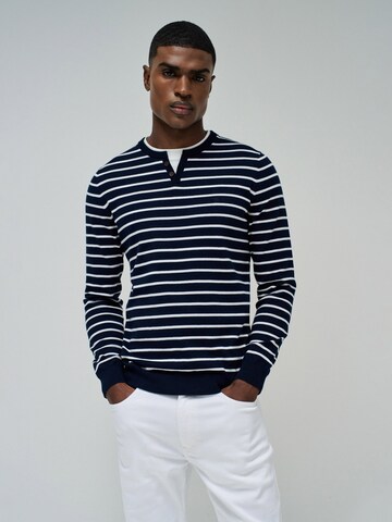 Salsa Jeans Trui in Blauw: voorkant