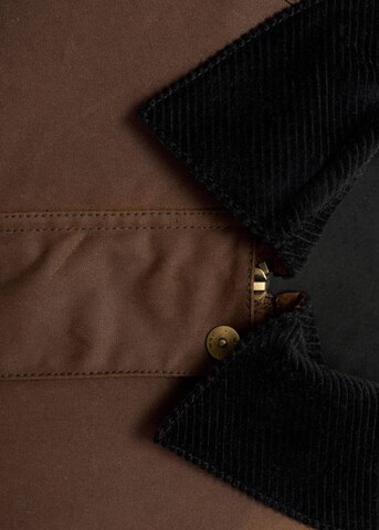 MANGO Winter Parka 'England' in Brown