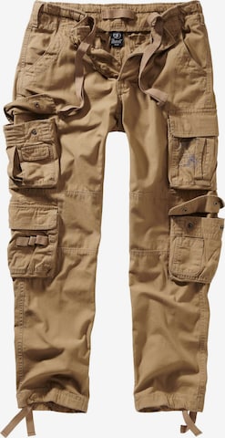 Brandit Cargo Pants 'Pure' in Beige: front