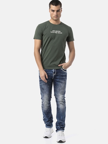 CIPO & BAXX Shirt 'CT827' in Green