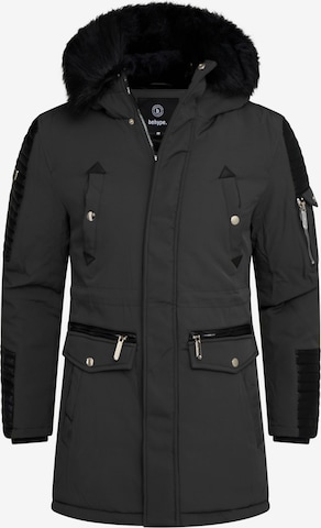 behype Parka 'FADE-2' in Schwarz: predná strana