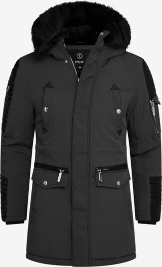 behype Parka 'FADE-2' in schwarz, Produktansicht