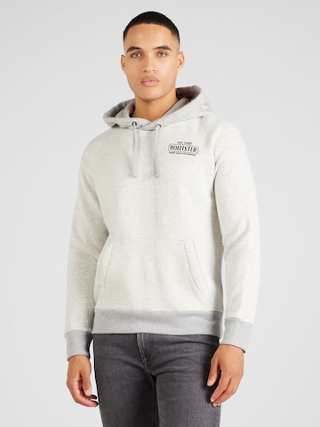 Sweat-shirt HOLLISTER en gris : devant