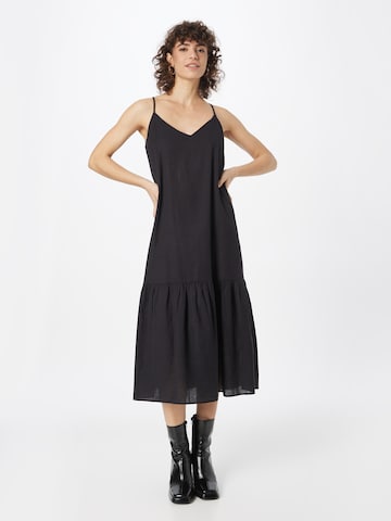 Nasty Gal Summer Dress in Black: front