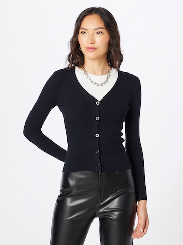 ABOUT YOU Knit cardigan 'Cosima' in Black: front